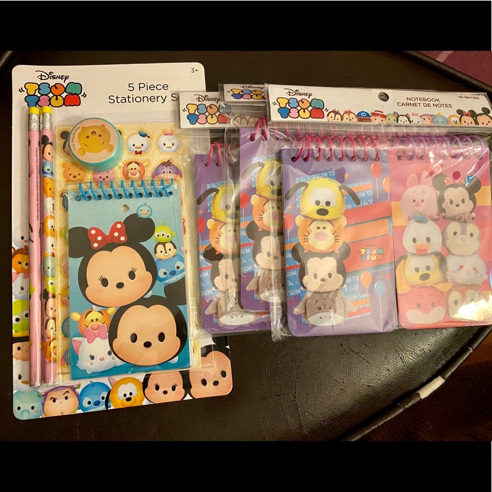 Disney tsum tsum stationary notepad set